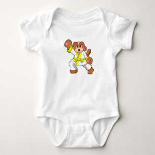 Hund vid Karate Martial Arts T Shirt