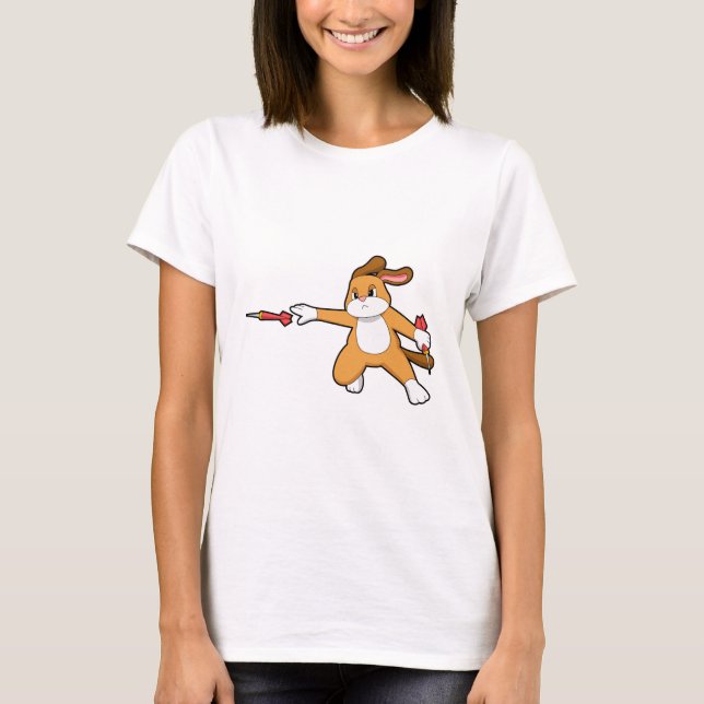 Hund vid mörka punkter med Dart.PNG T Shirt (Framsida)