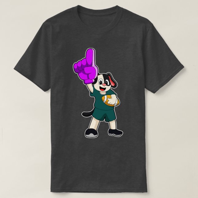 Hund vid sport t shirt (Design framsida)