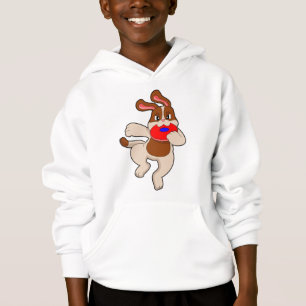 Hund vid uppspelning t shirt