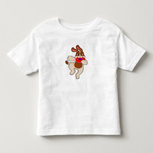 Hund vid uppspelning t shirt