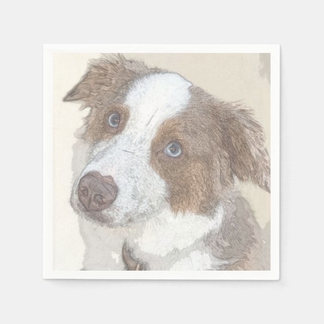 Hund, Vila, Husdjur Pappersservett (Framsidan)