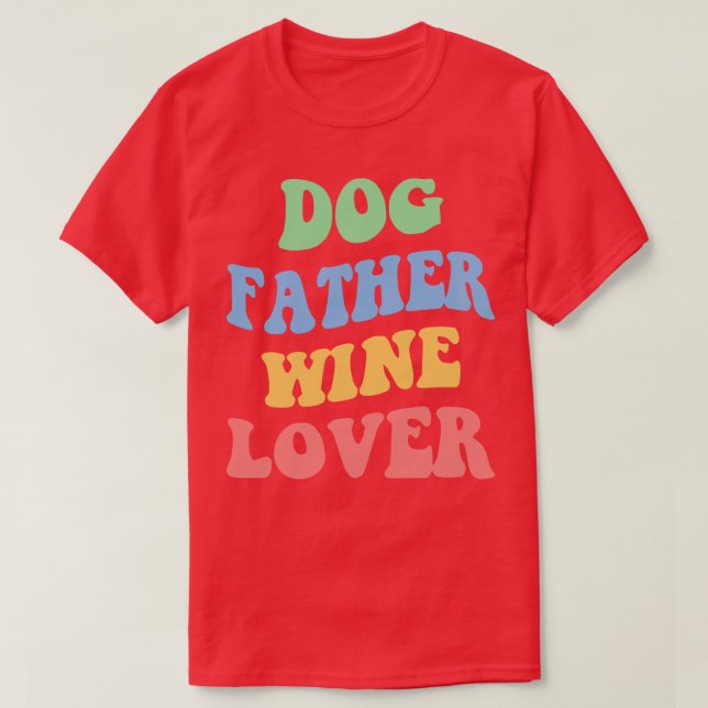 HUND VIN ÄLSKARE IV T SHIRT (Design framsida)