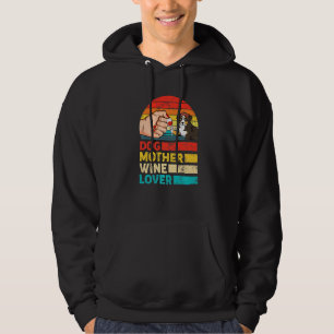 Hund Vin Bernese Mounese Hund Mors dag Hoodie