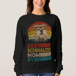 Hund Vintage Best Schnauzer Mamma All Mor Day Valp T Shirt