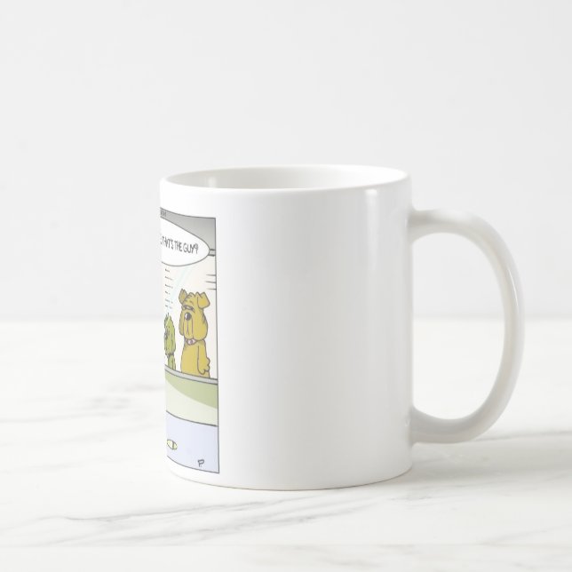 Hund Vs Brandpost Polisens Presentkort Roliga Gåvo Kaffemugg (Höger)
