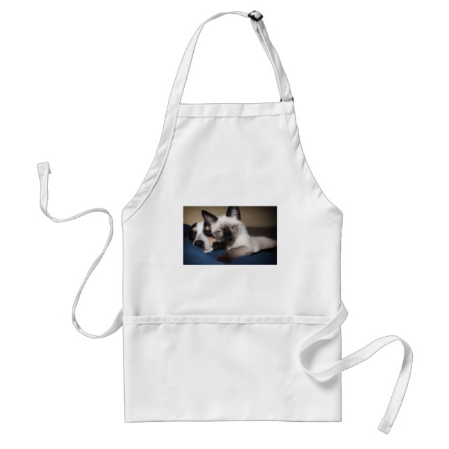 Hund Vuxen Apron Förkläde (Framsidan)