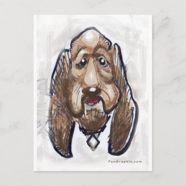 Hund Vykort (Framsida)