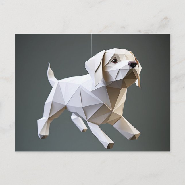 Hund vykort (Framsida)