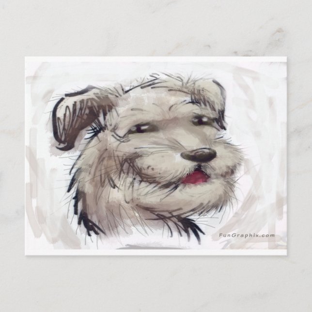 Hund Vykort (Framsida)