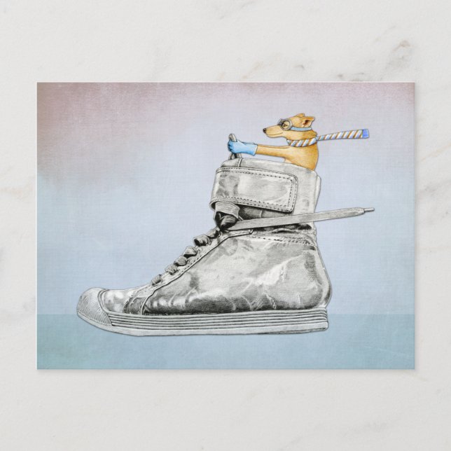 Hund-vykort för bildobjekt vykort (Framsida)