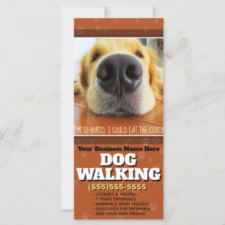 Hund Walking Anpassade Marknadsföring Reklam