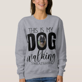 Hund Walking Anpassningsbar Photo T Shirt