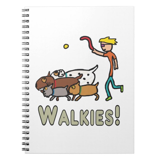 Hund Walking Anteckningsbok (Framsidan)