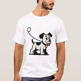 Hund Walking Buddy Shirt - Roligt Avslappnad Hund T