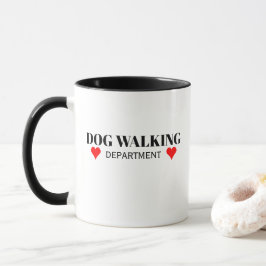 HUND WALKING DEPARTMENT MUGG