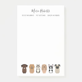 Hund Walking, Pet Sitta, Hund Boarding, Drop In Post-it Block