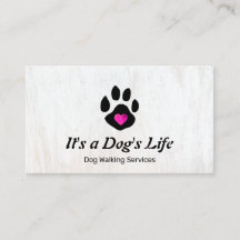 Hund Walking Tass med hjärta