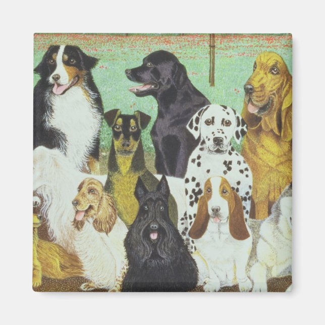 Hund Watch Magnet (Framsidan)