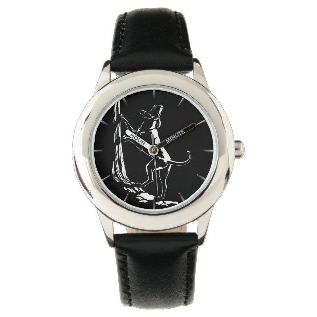 Hund Watch Stilfull Hund Ägare Armbandsur (Framsida)