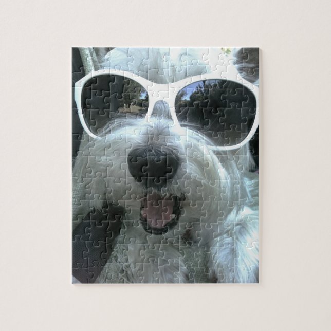 Hund Wear Sunglass Pussel (Vertikal)
