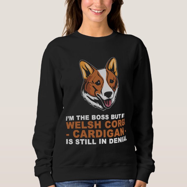 Hund Welsh Corgi Cardigan T Shirt (Framsida)