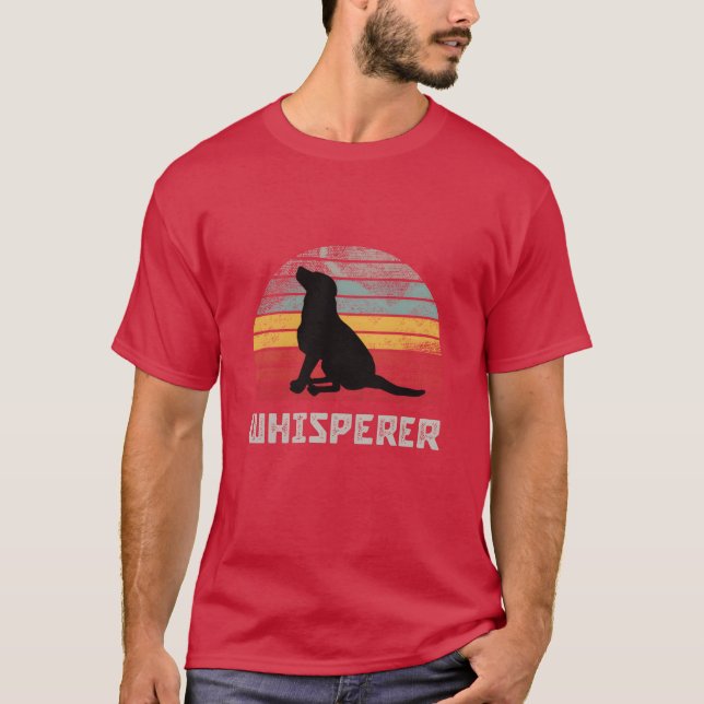 Hund Whisperer-vännflicka T Shirt (Framsida)