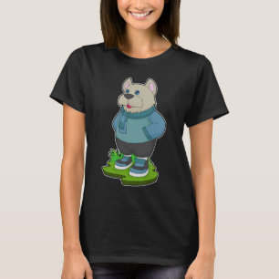Hund Winter Scarf T Shirt