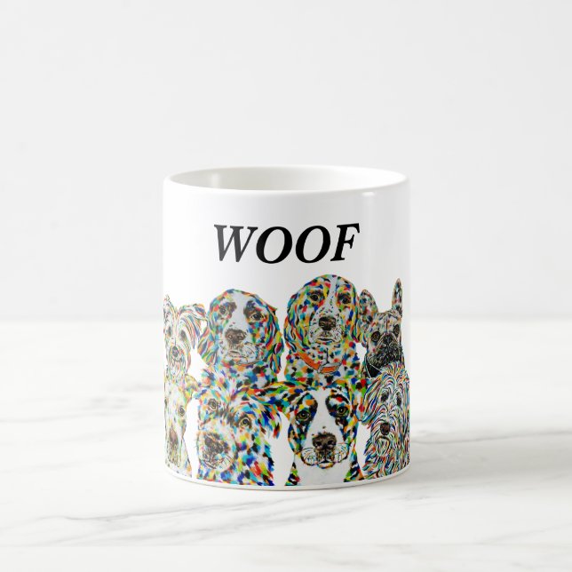 Hund Woof Mugg (Center)