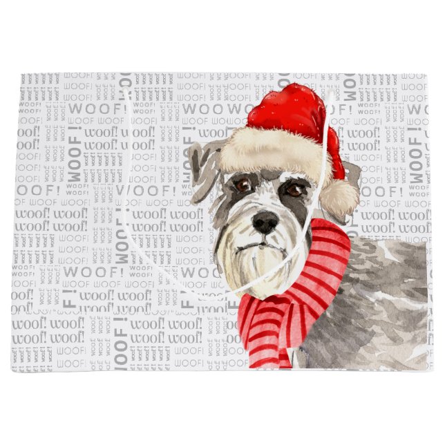 Hund Woof Ord Helgdag (Framsidan)
