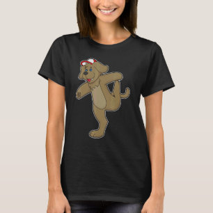 Hund Yoga Fitness Sport T Shirt