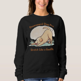 Hund Yoga Nedåtvänd Hund Söt Rolig Design T Shirt