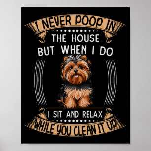 Hund Yorkie O Ting Pet Papa Pris Yorkieo Valpar Co Poster