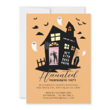 Hundad House Halloween Houseuppvärmning Party Phot