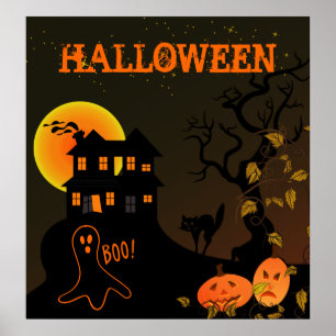 Hundad House Halloween Poster