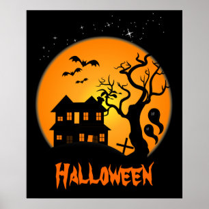 Hundad House Halloween Poster