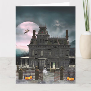 Hundade Halloween House 1 Kort