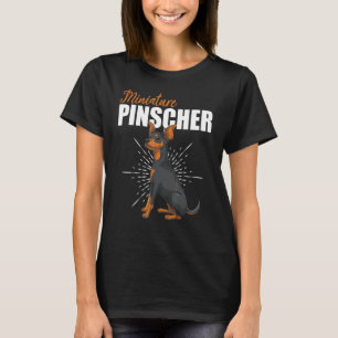 Hundägare Animal Miniature Pinscher Pet Owner Min T Shirt