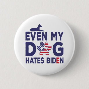 hundägare anti-biden - även min Hund Hates biden Knapp