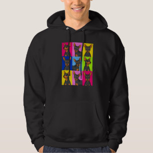 Hundägare Djur Husdjur Min Pin Hund  Pop Min Pinsc Hoodie