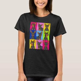 Hundägare Djur Husdjur Min Pin Hund Pop Min Pinsc T Shirt