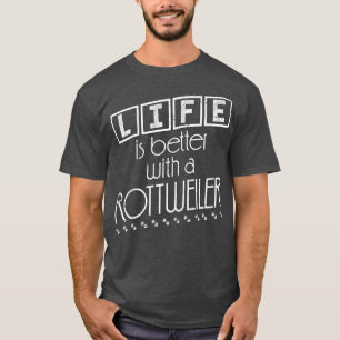 Hundägare Gift Kärlek Hundar Rottweiler T Shirt