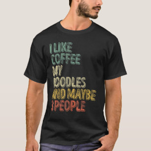 Hundägare gillar jag kaffe i mina dörrar och kansk t shirt