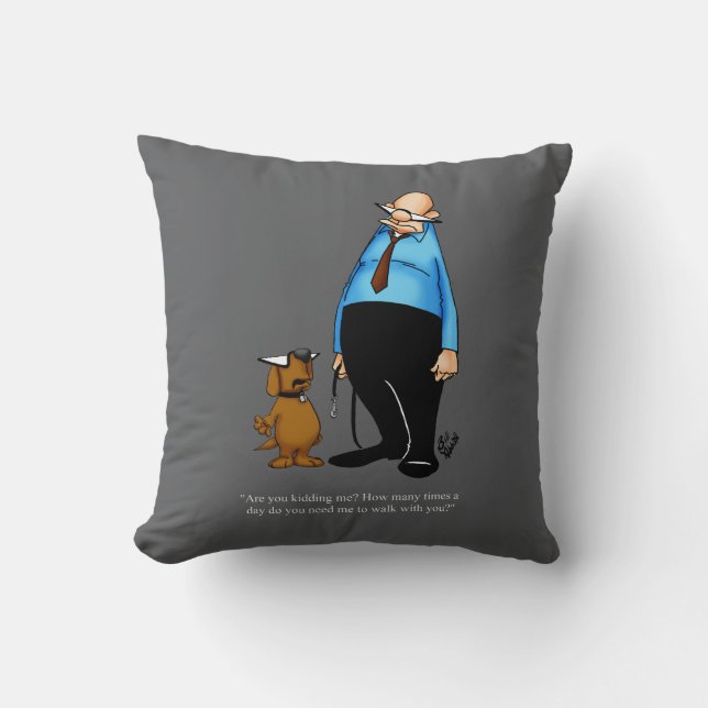 Hundägare Humous Pillow Gift Kudde (Framsida)