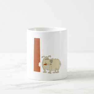 Hundalfabet L mugg