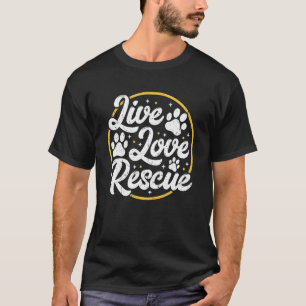 Hundälskare Adoptera en hund eller katt Söt Adopti T Shirt