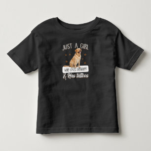 Hundälskare Bara En Tjej Som älskar Labrador Tat T Shirt