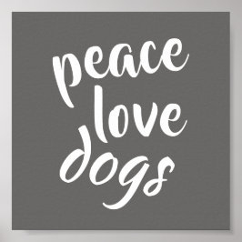 hundälskare, citat poster grått och vit modern