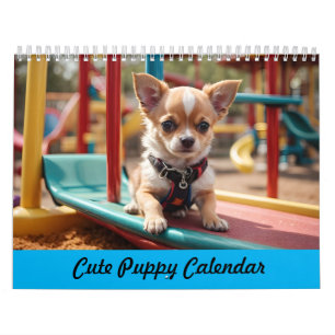 Hundälskare Cute Puppy Calendar Kalender