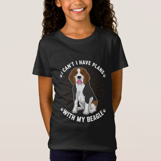 Hundälskare för beagle Hund Art Apparel/ Beagle- T Shirt (Framsida)
